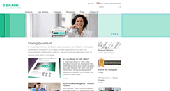 Desktop Screenshot of bbraunusa.com